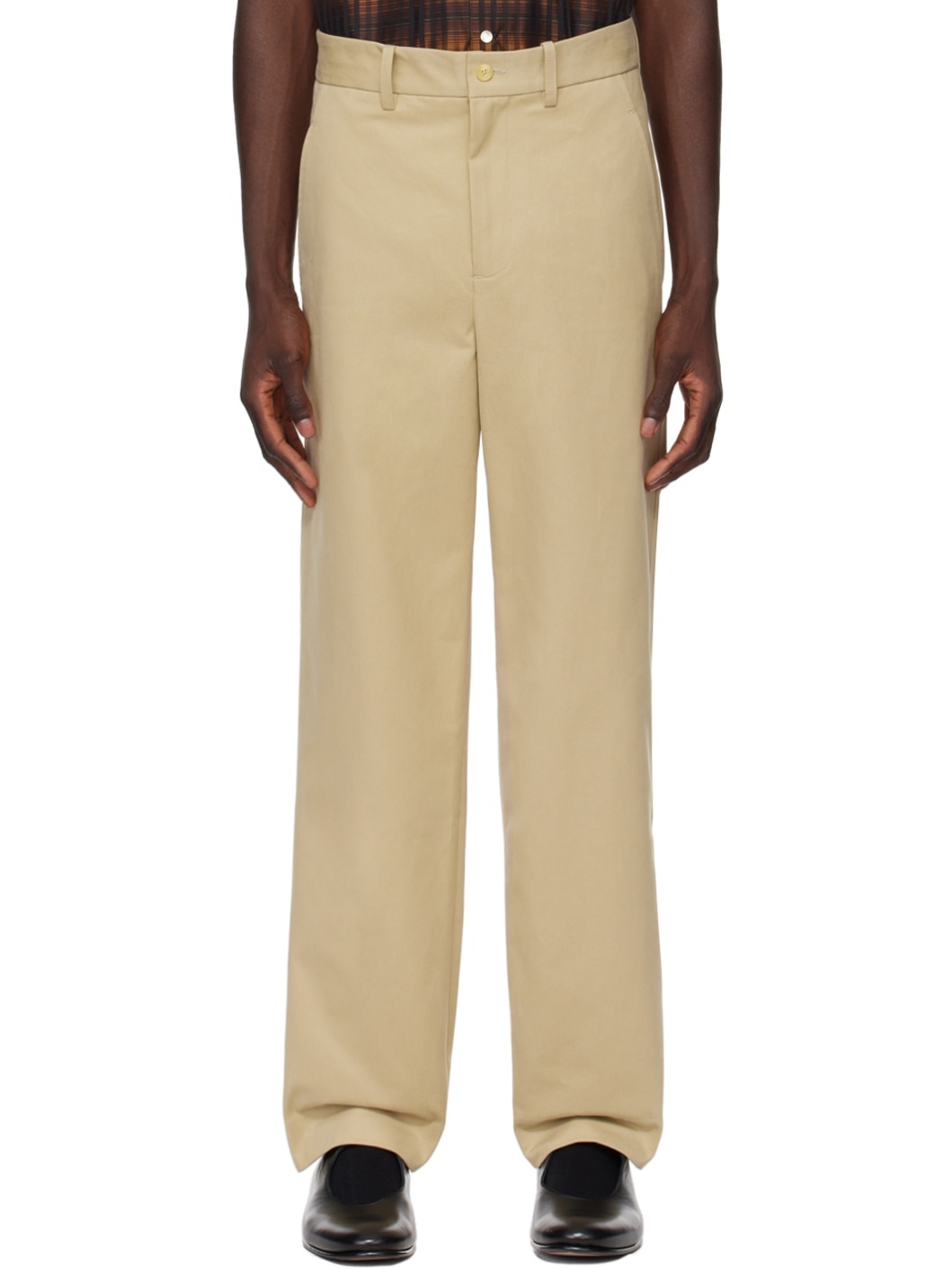 Khaki Standard Trousers - 1