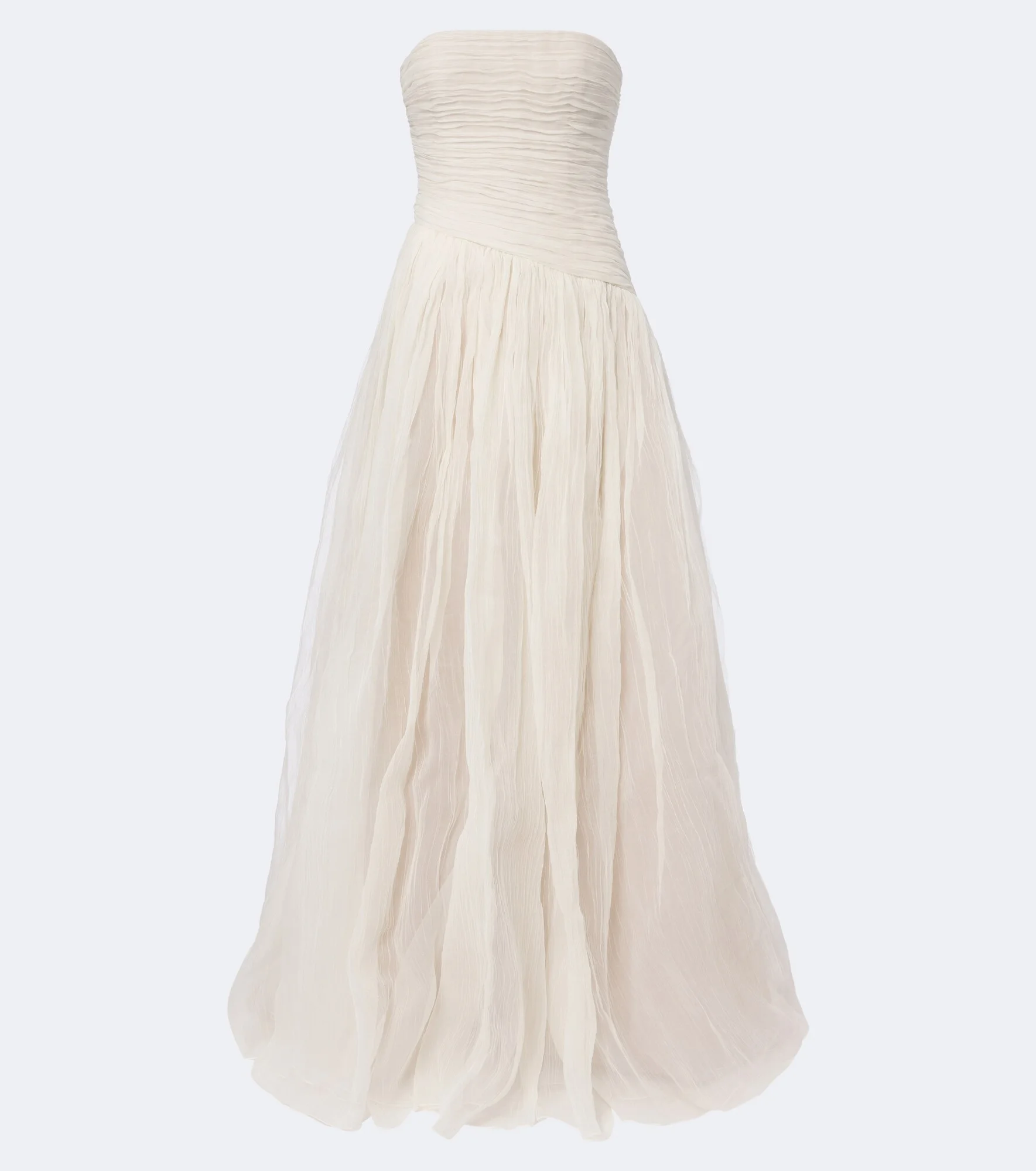 Bridal Mila silk organza bustier gown - 1