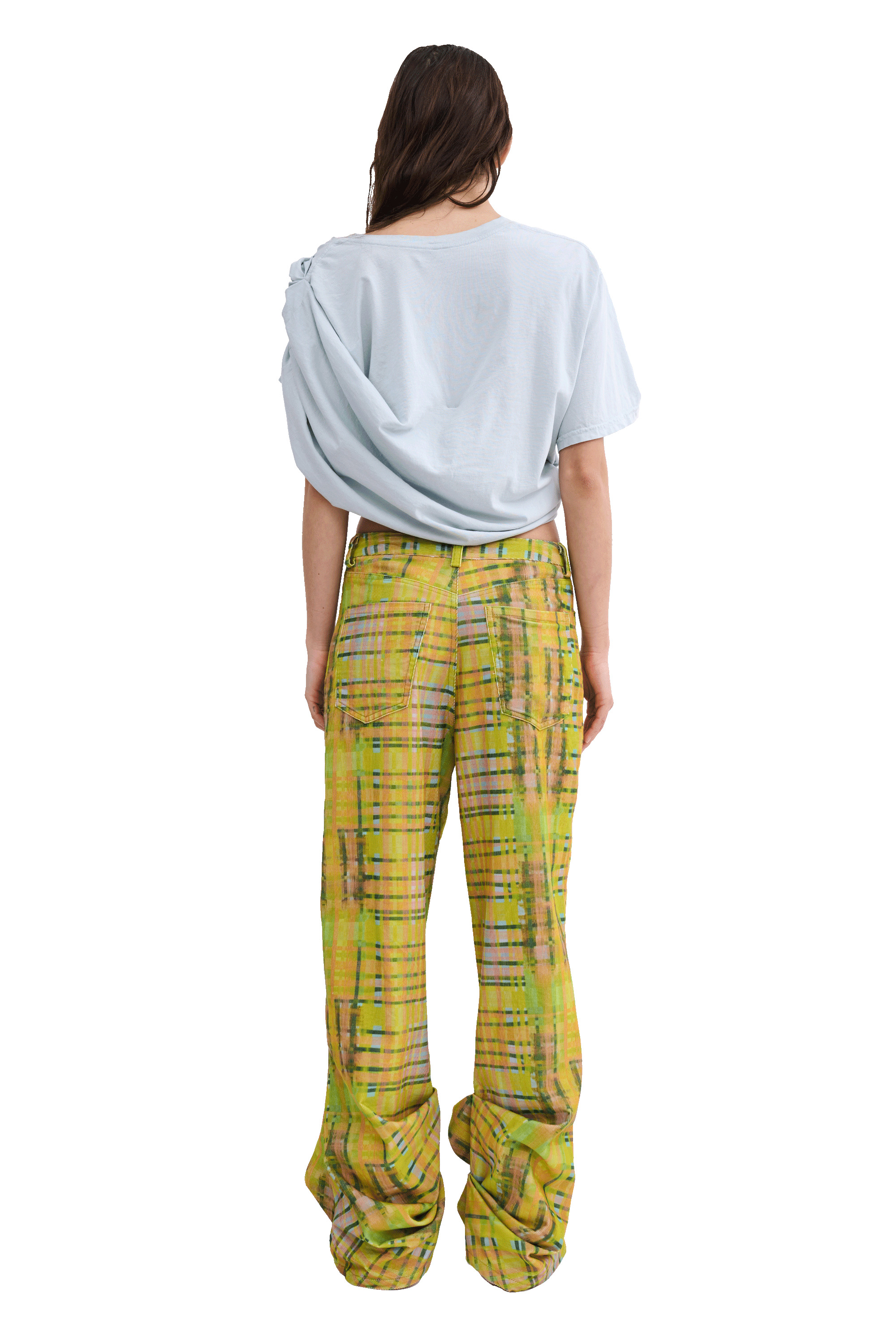 LIME PLAID DANTE JEAN - 4