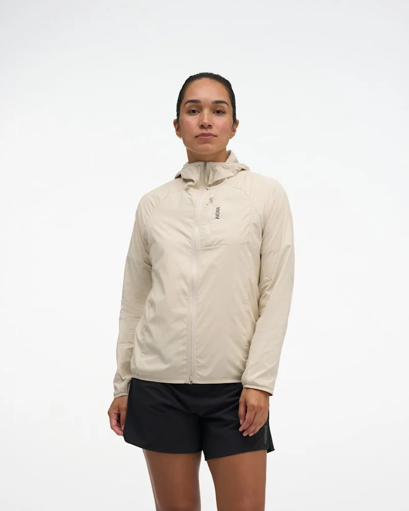 Women's SkyFlow Wind Jacket in Oat Milk - 1