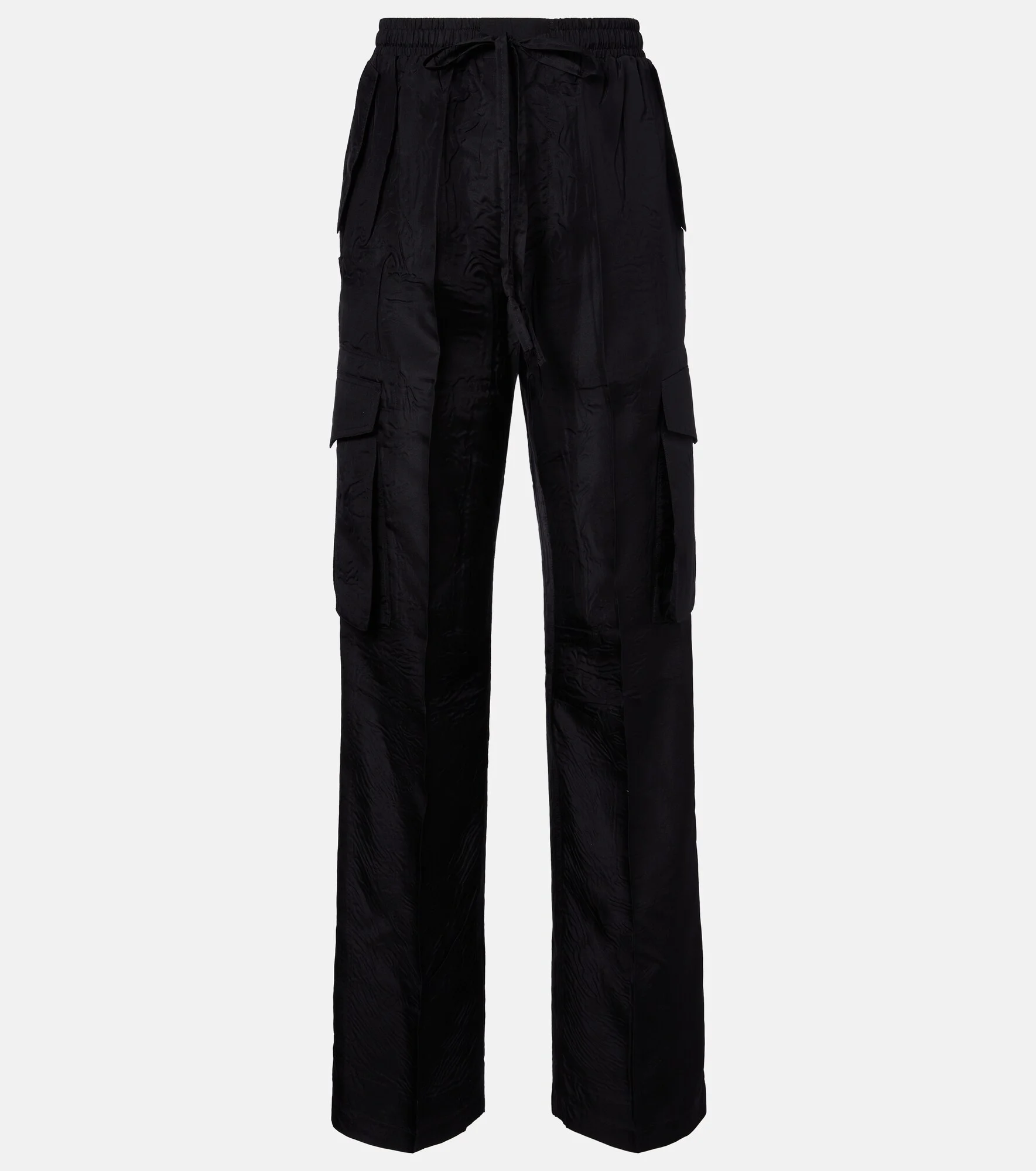 Silk cargo pants - 1
