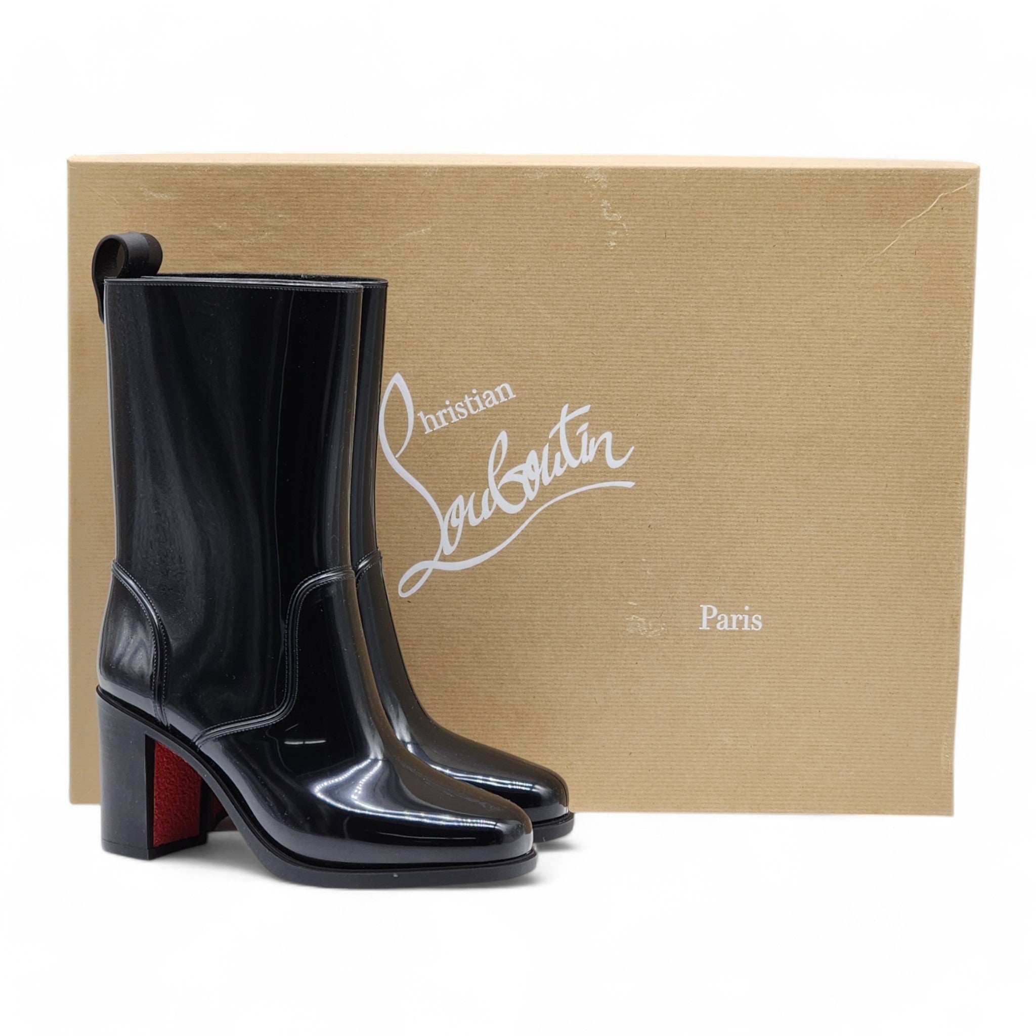 Christian Louboutin Loubirain Boots - PVC - Black 35 - 7