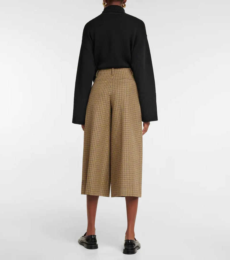 Houndstooth cotton and wool pants 3
