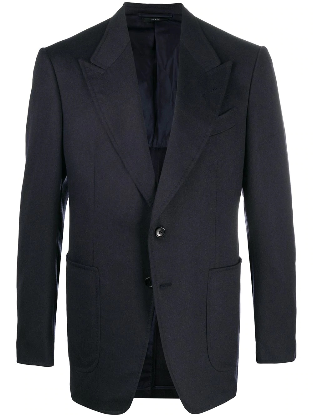 velvet fitted blazer - 1