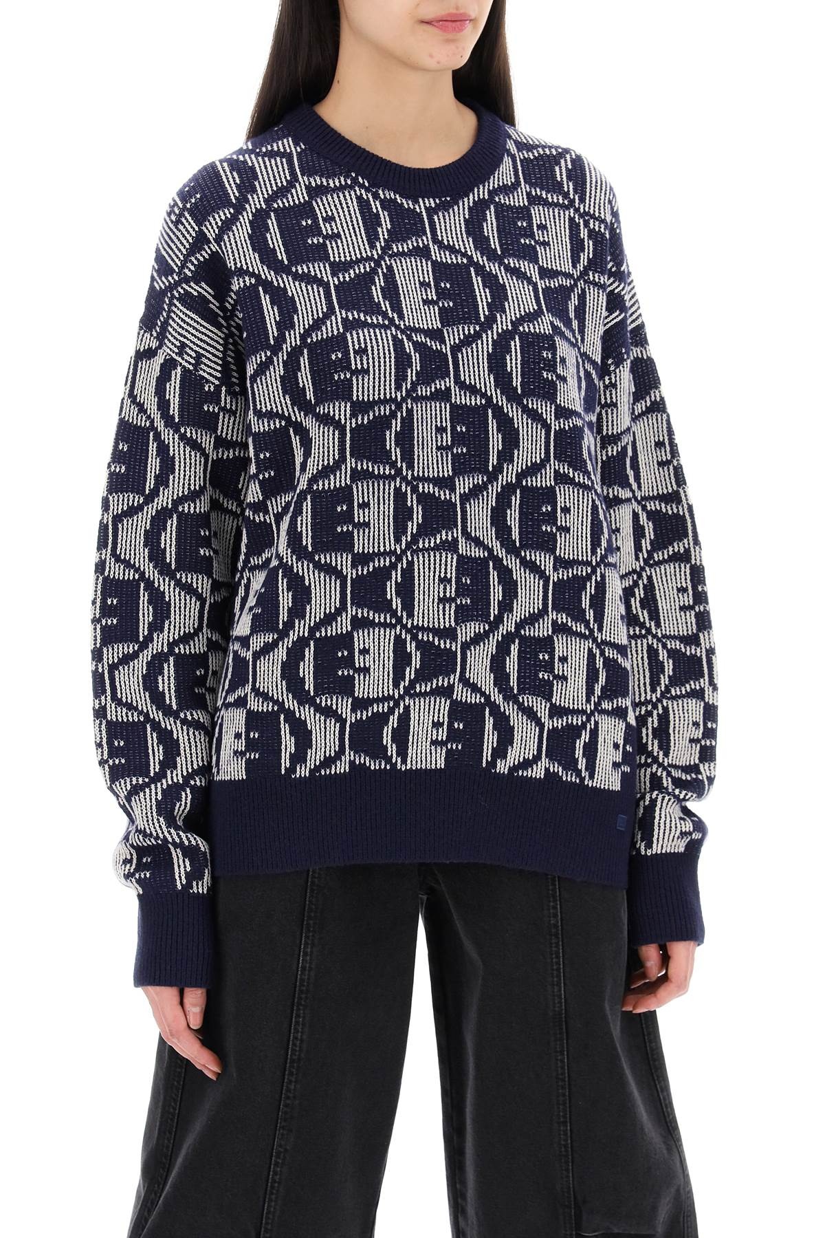 Acne Studios Crewneck Jacquard Face Women - 2