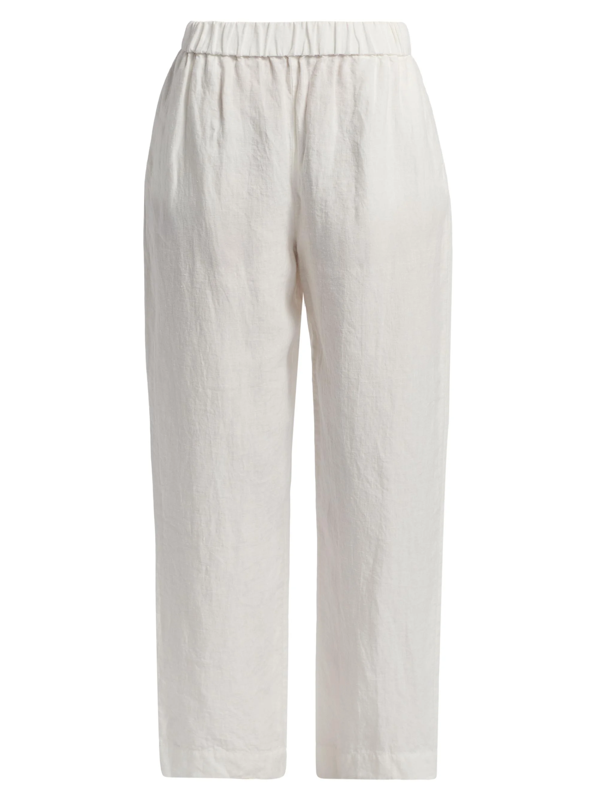 Women's Logan Relaxed Linen Pants - Ivory - 1