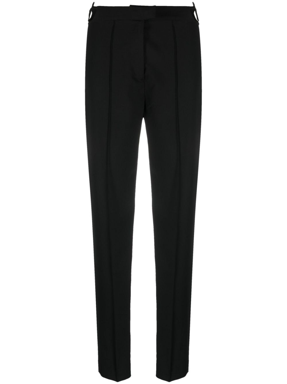 cut-out detailing slim-fit trousers - 1