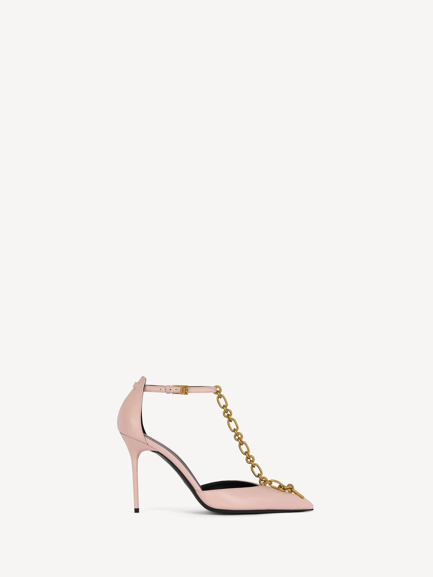 Sync chain leather pumps - 1