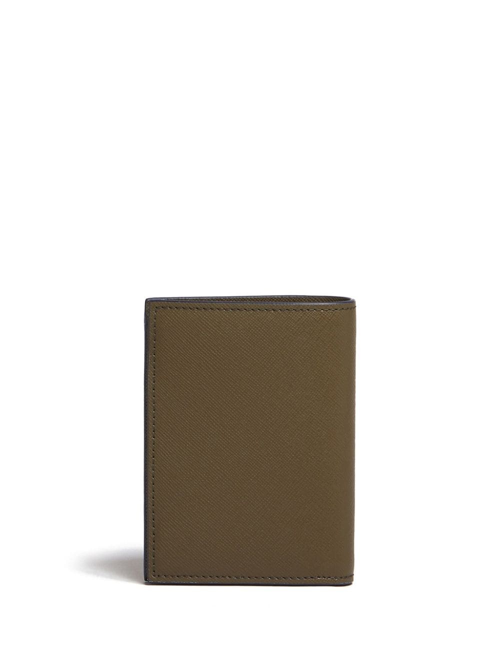 two-tone bi-fold leather wallet - 2