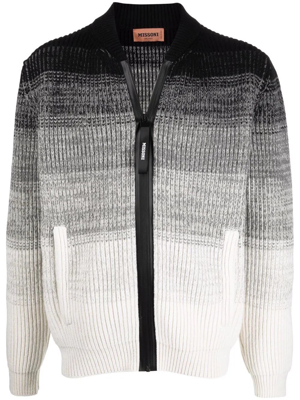 zip-up cardigan - 1