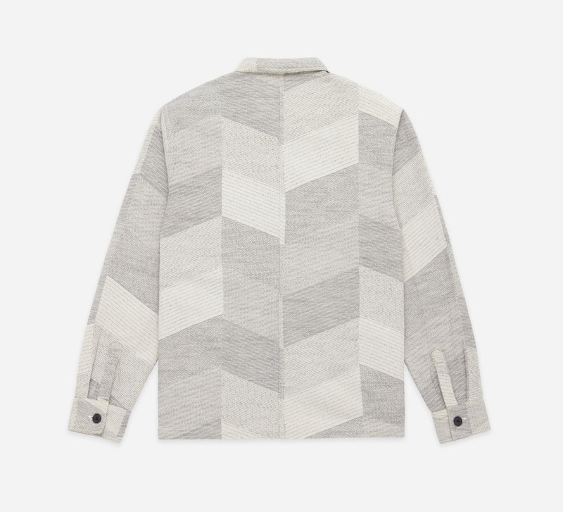 3sixteen Shop Jacket - Ash Zig-Zag Jacquard outlook