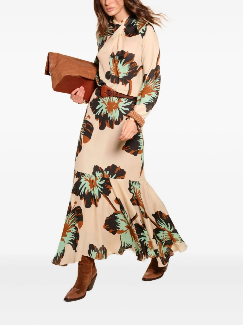 Buena Vista floral maxi skirt - 1