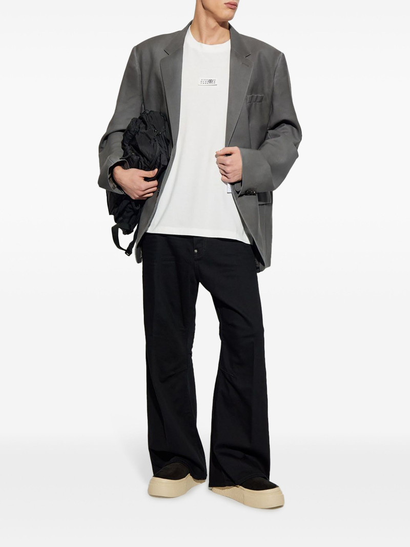 MM6 Maison Margiela numbers-motif T-shirt outlook