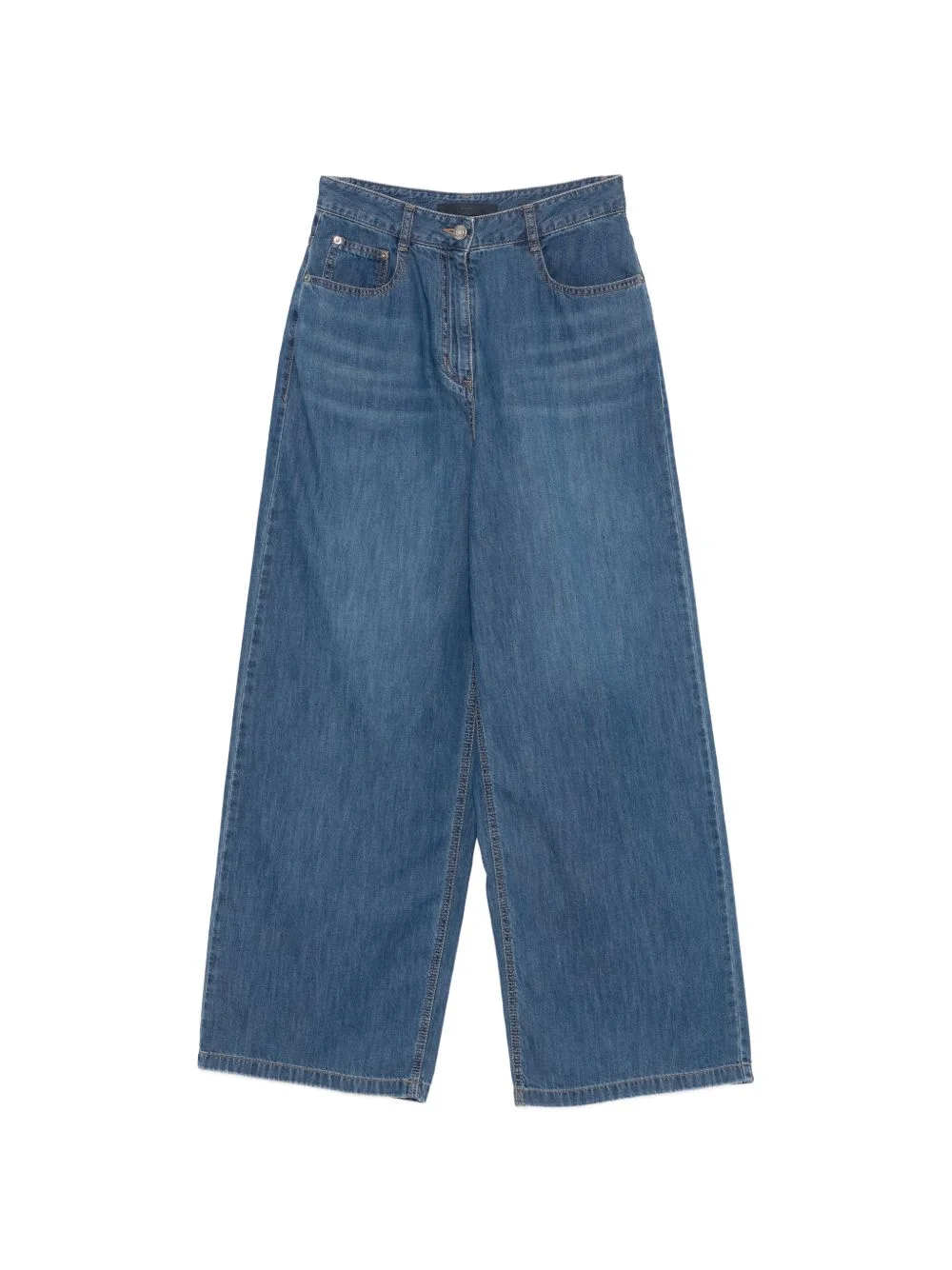 belt-loop pocket jeans - 1