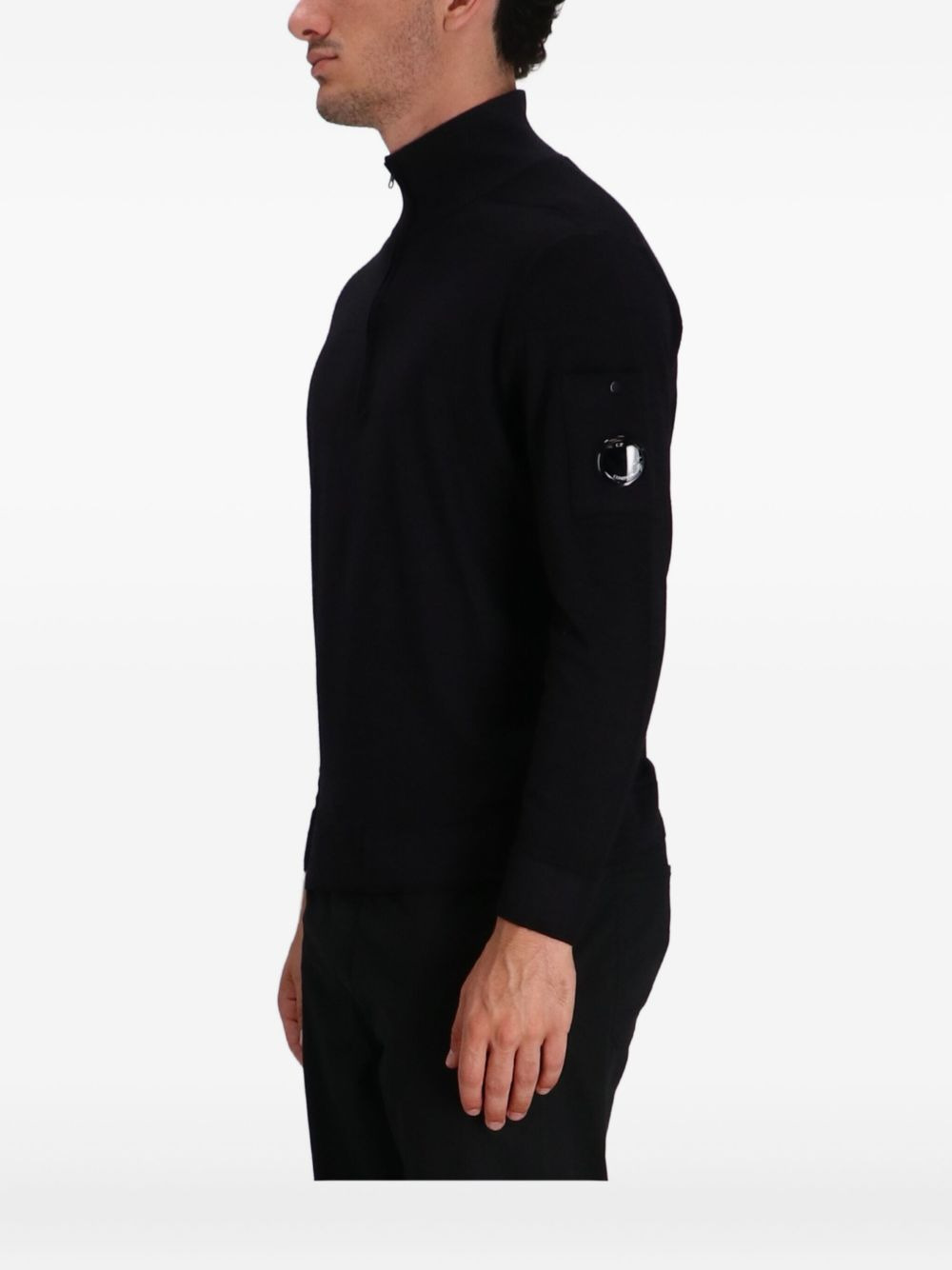 half-zip wool sweater - 3