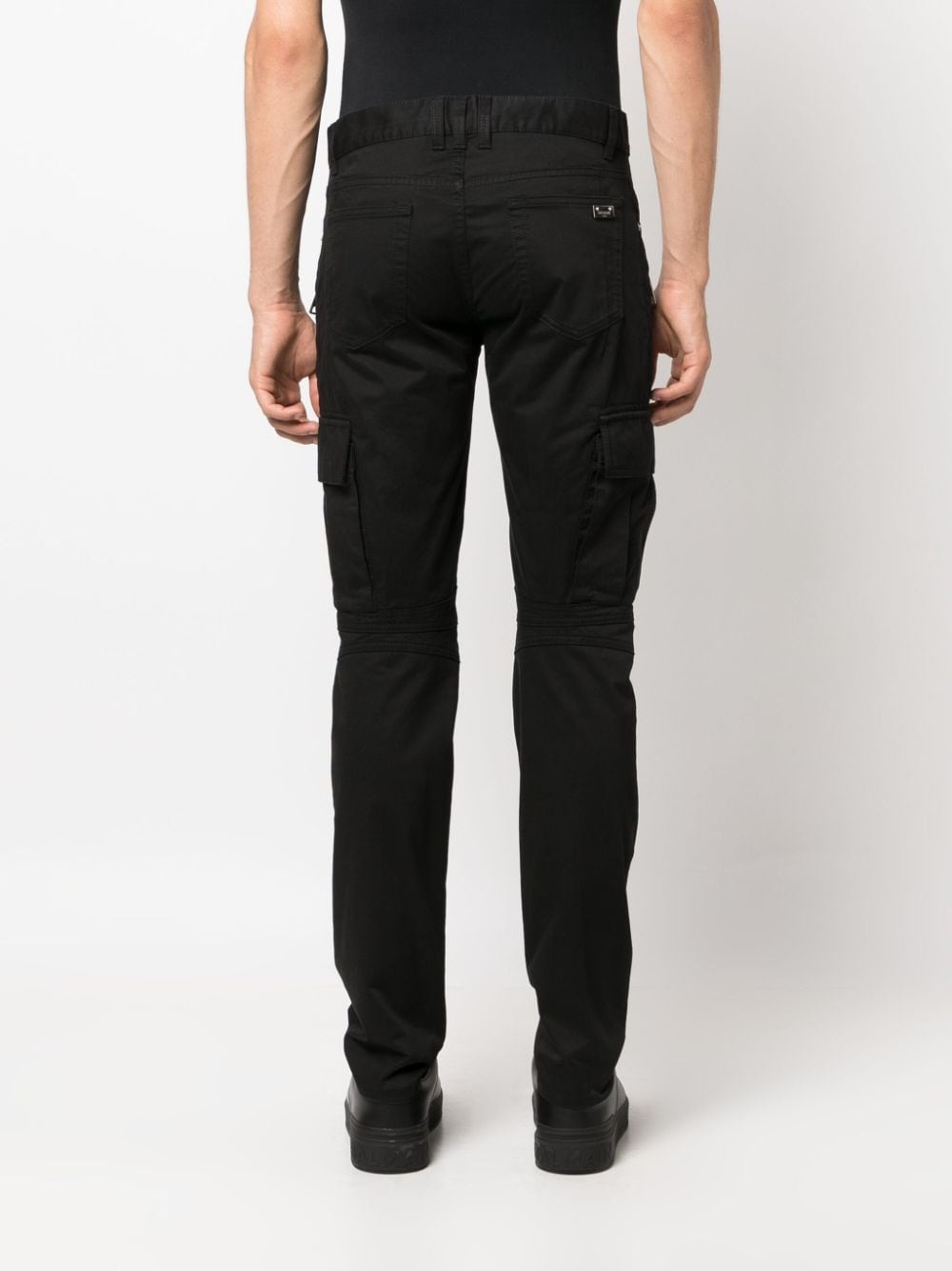 zip-detail skinny-leg trousers - 4