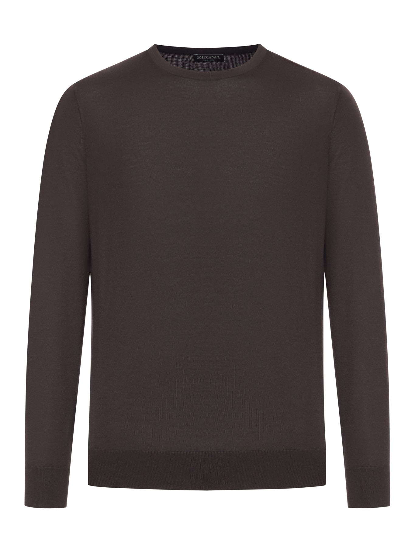 CREW NECK SWEATER IN CASHSETA MÉLANGE - 2