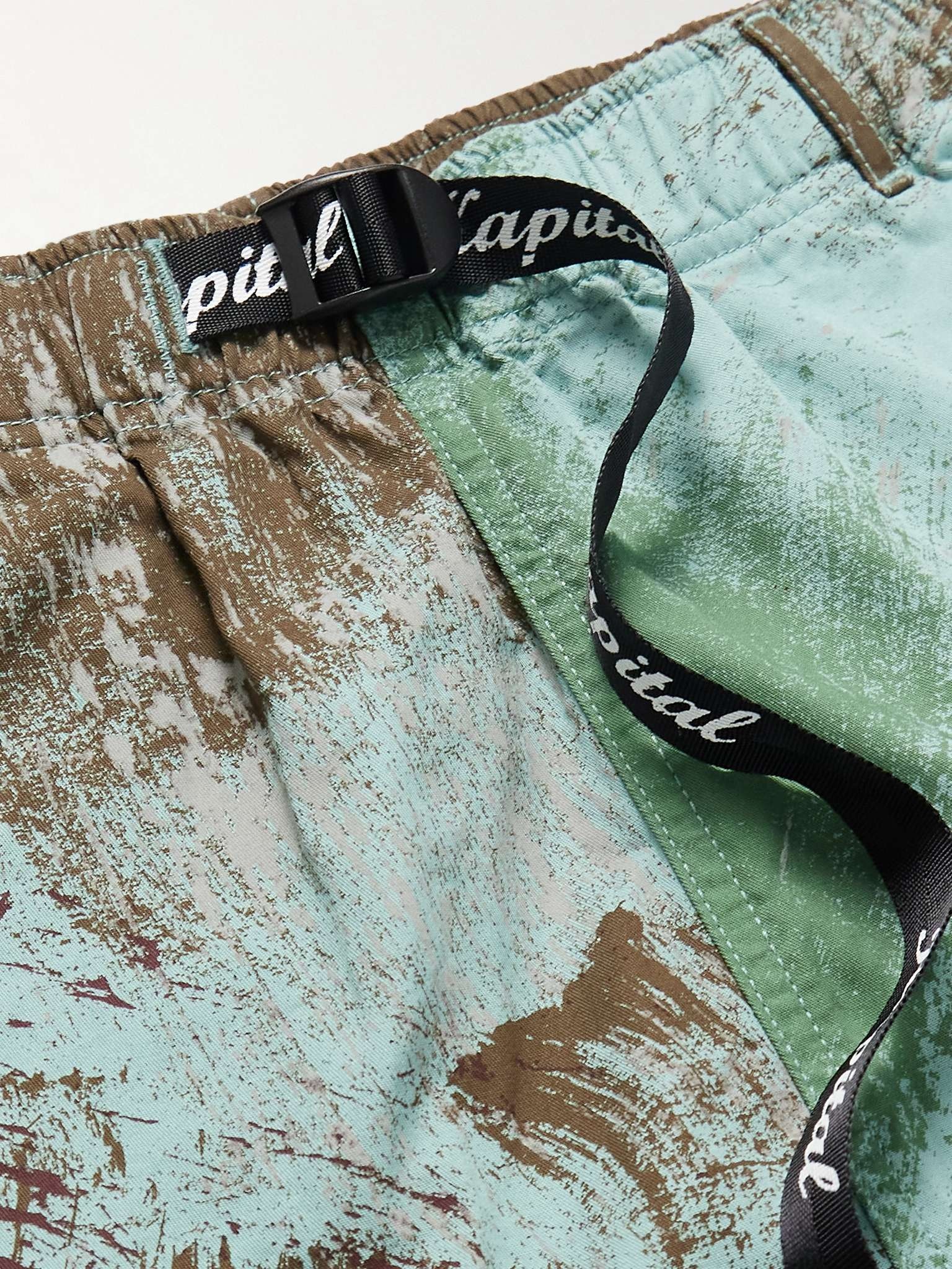 Straight-Leg Printed Shell Shorts - 4