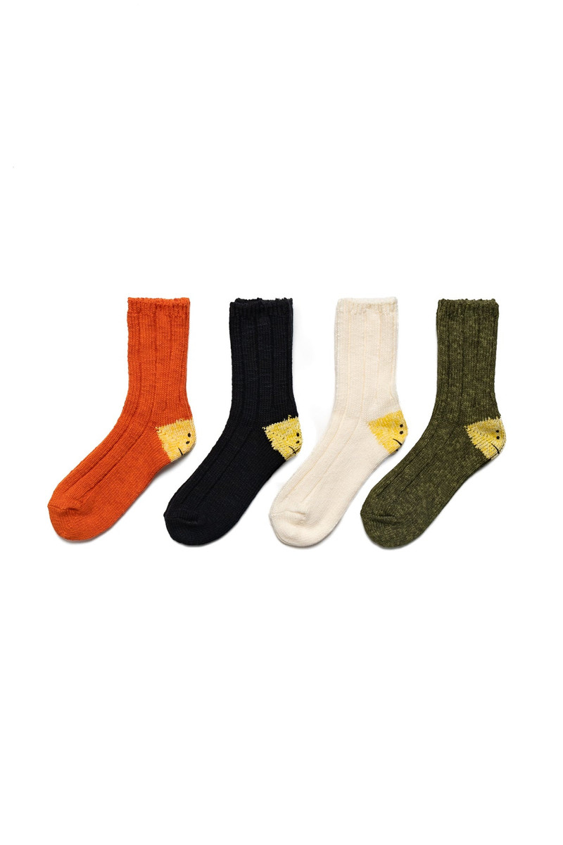 56 Yarns MA-1 RAINBOWY HAPPY HEEL Socks 1