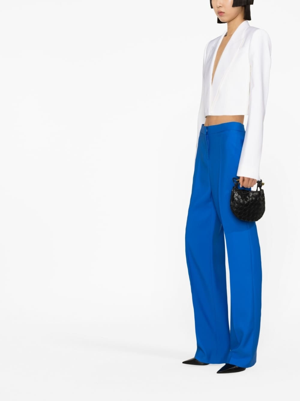 low-rise tailored trousers - 4