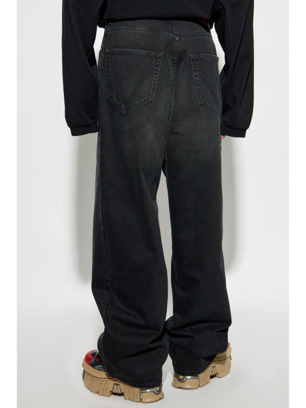 wide-leg jeans - 4