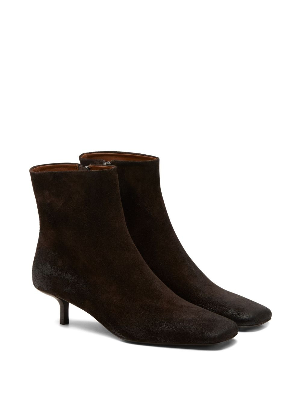 Spazzola kitten-heel square-toe boots - 2