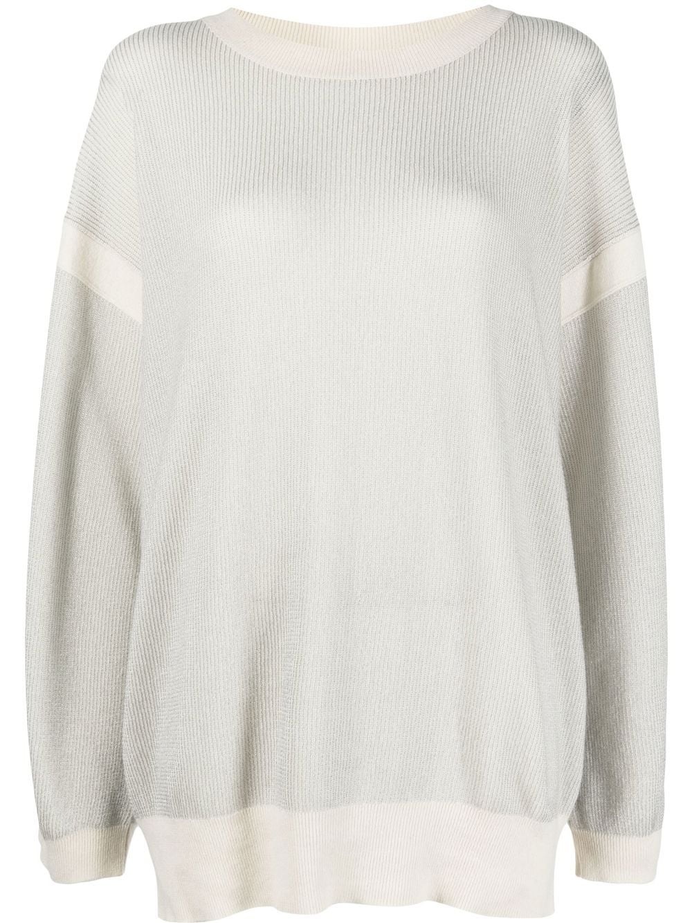 drop-shoulder oversized jumper - 1