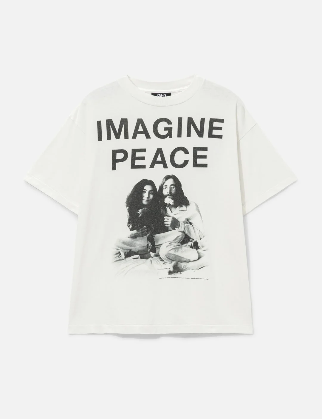 SAINT MICHAEL × JOHN LENNON IMAGINE PEACE SHORT SLEEVES T-SHIRT - 1