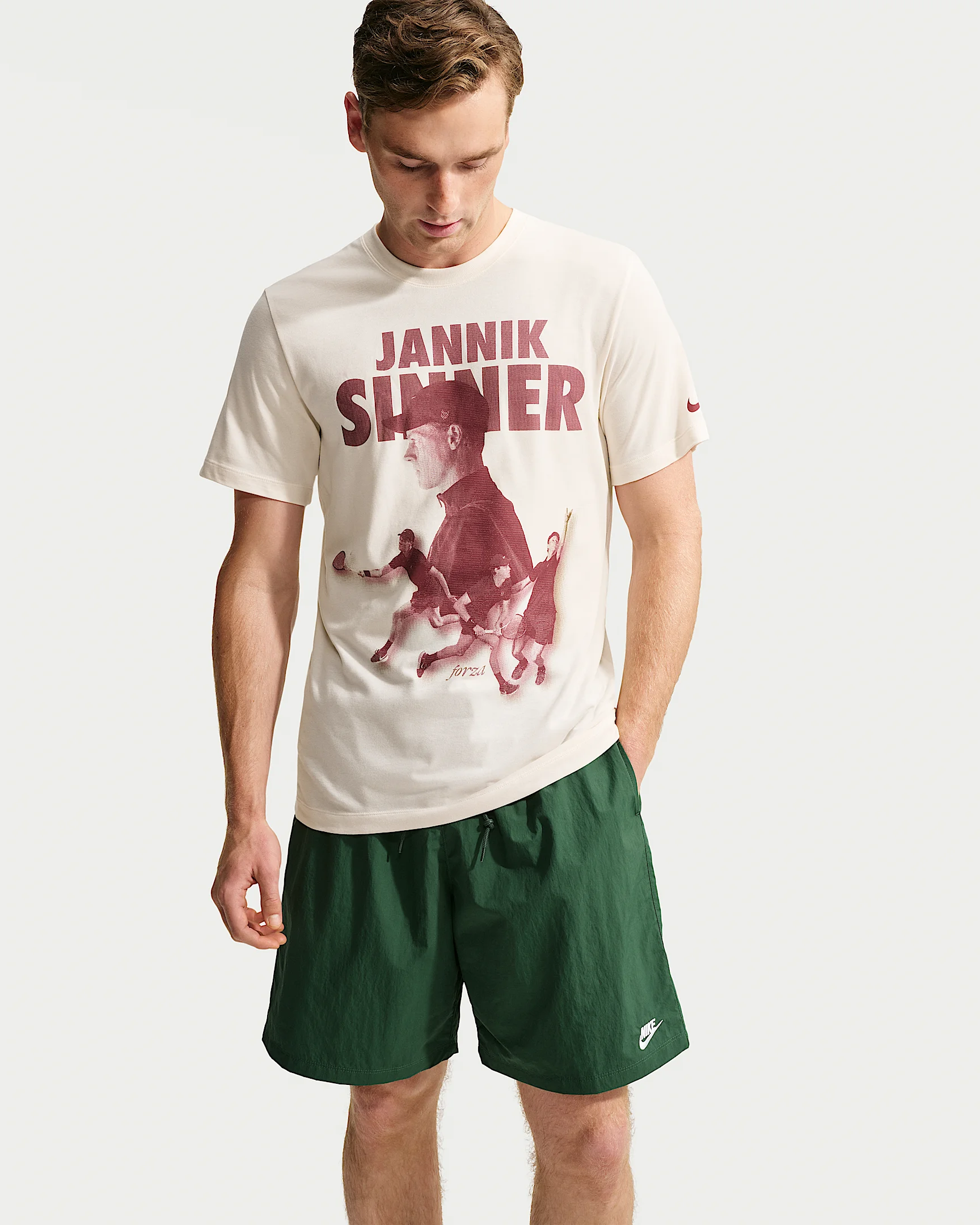 Jannik Sinner Men's NikeCourt Dri-FIT Graphic Tennis T-Shirt - 1