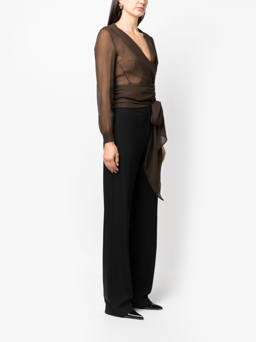 Saint Laurent Women Logo Shirt - 3