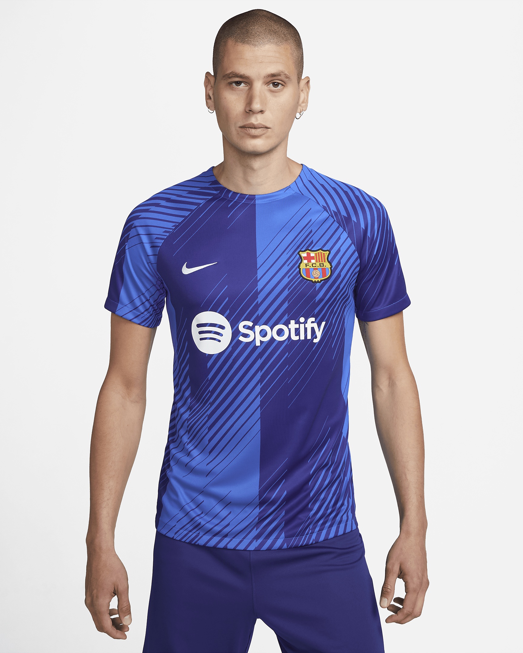 FC Barcelona Academy Pro Nike Men's Dri-FIT Pre-Match Soccer Top - 1