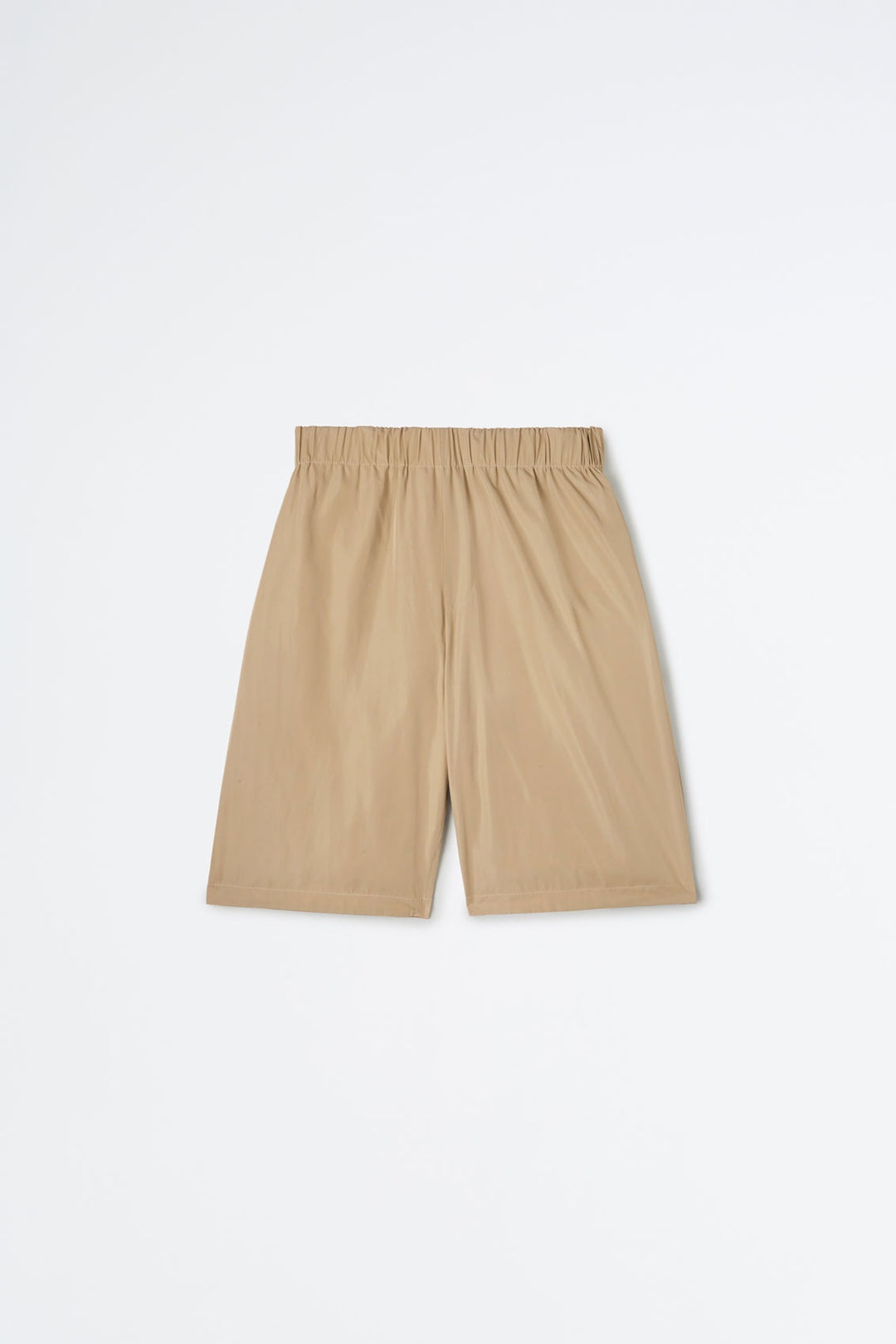 REVERSIBLE ORANGE & BEIGE LOGO BERMUDA PANTS - 4