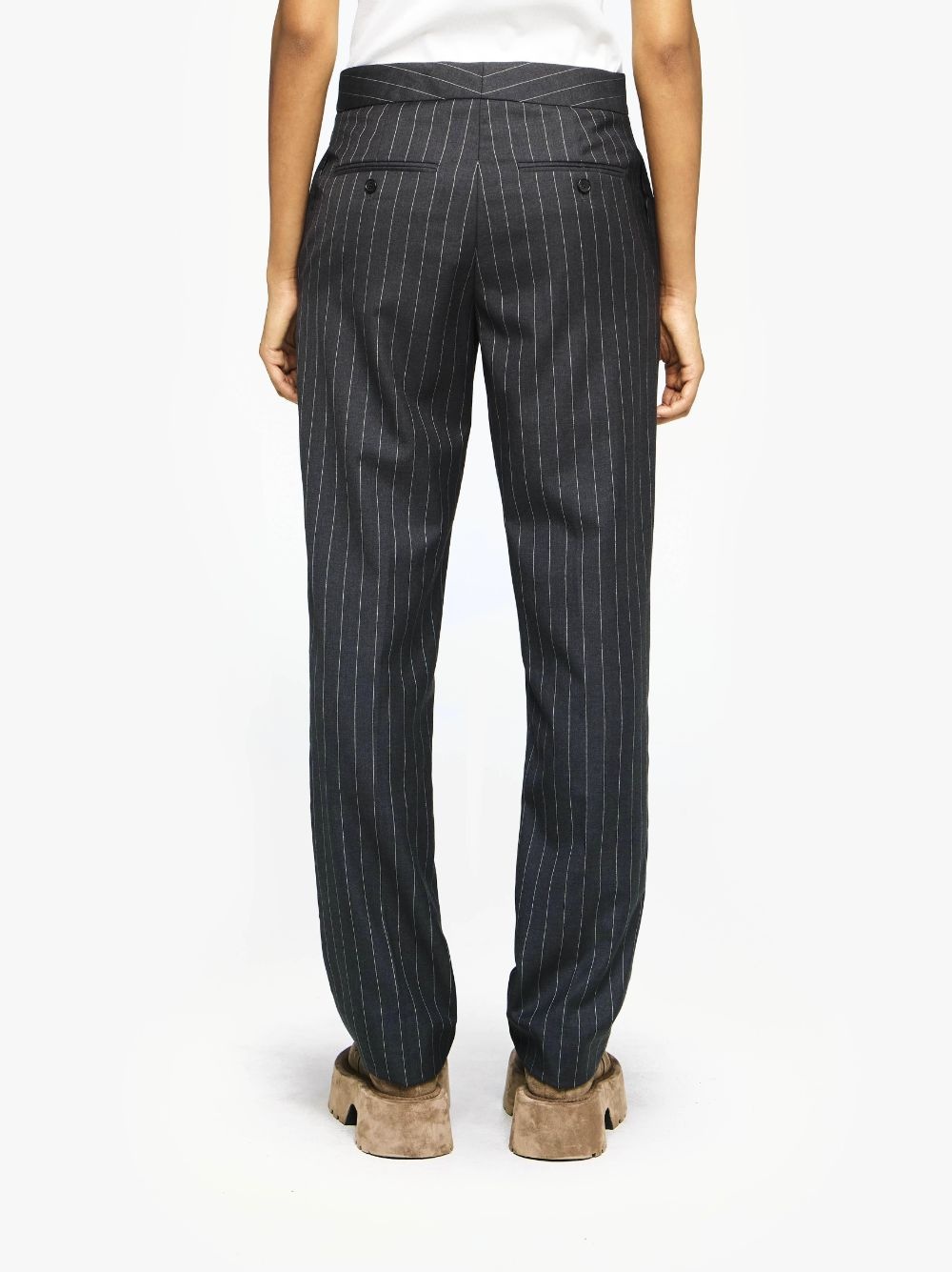 STRAIGHT LEG TAILORED TROUSERS - 3
