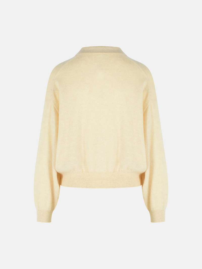 LISA YANG 'KATRIEL' OAT CASHMERE SWEATER outlook