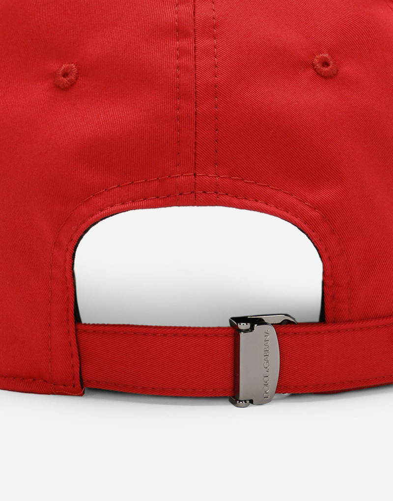Cotton baseball cap with logo tag 4