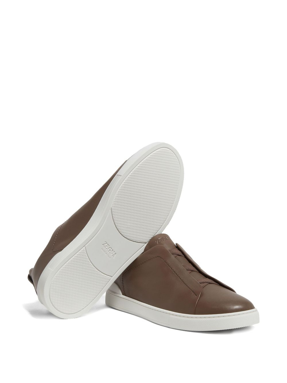 Triple Stitch™ Secondskin leather sneakers - 5