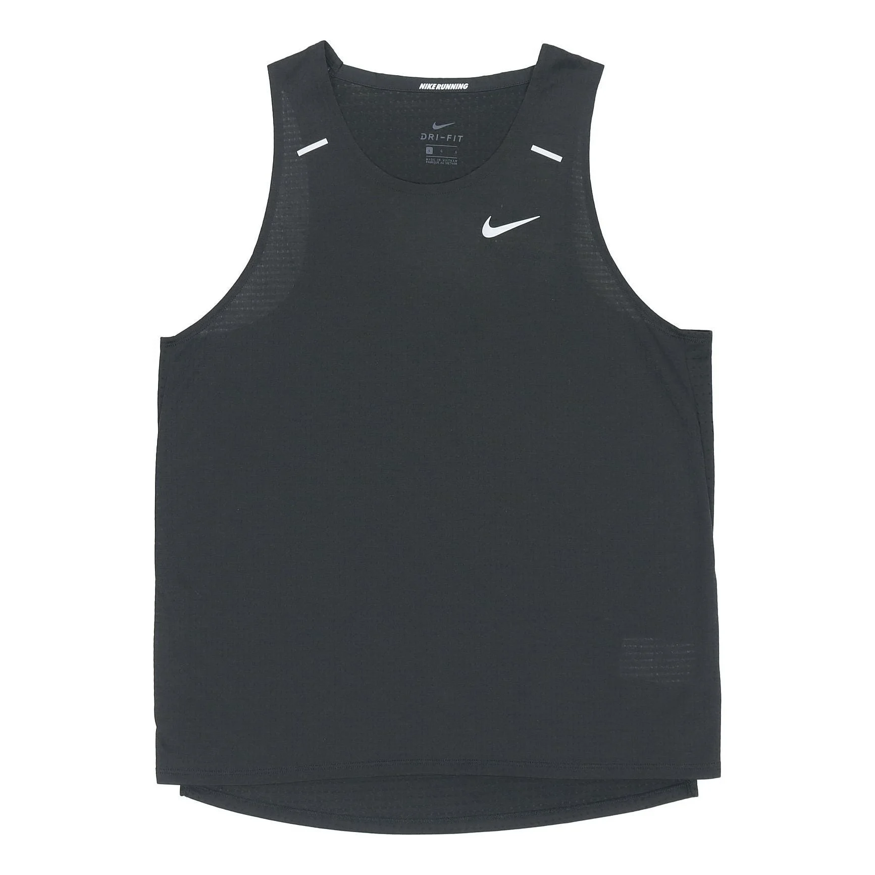 Nike Rise 365 Dri-fit Breathable Quick Dry Running Vest Black CJ5419-010 - 1