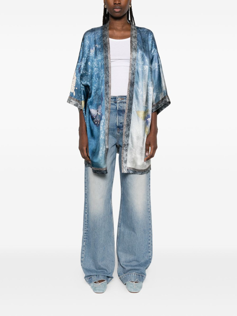 Pierre-Louis Mascia Mutka butterfly floral dress outlook