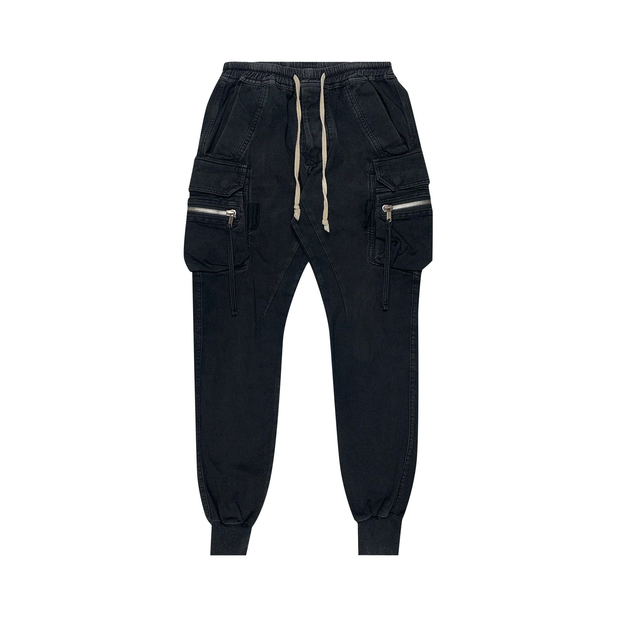 Rick Owens Mastodon Cargo Pants 'Black' - 1