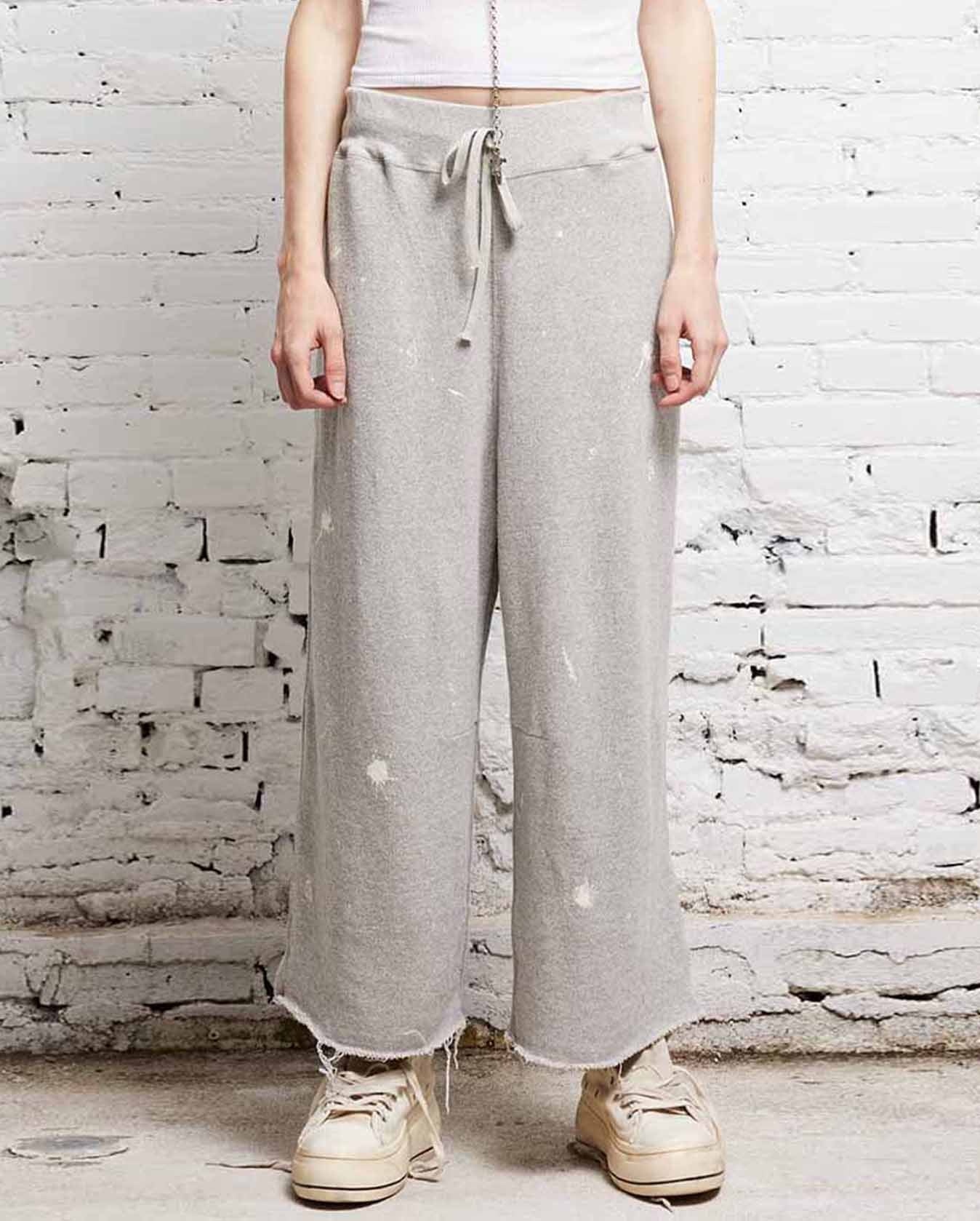 Articulated Knee High Sweatpant - Heather Grey - 1