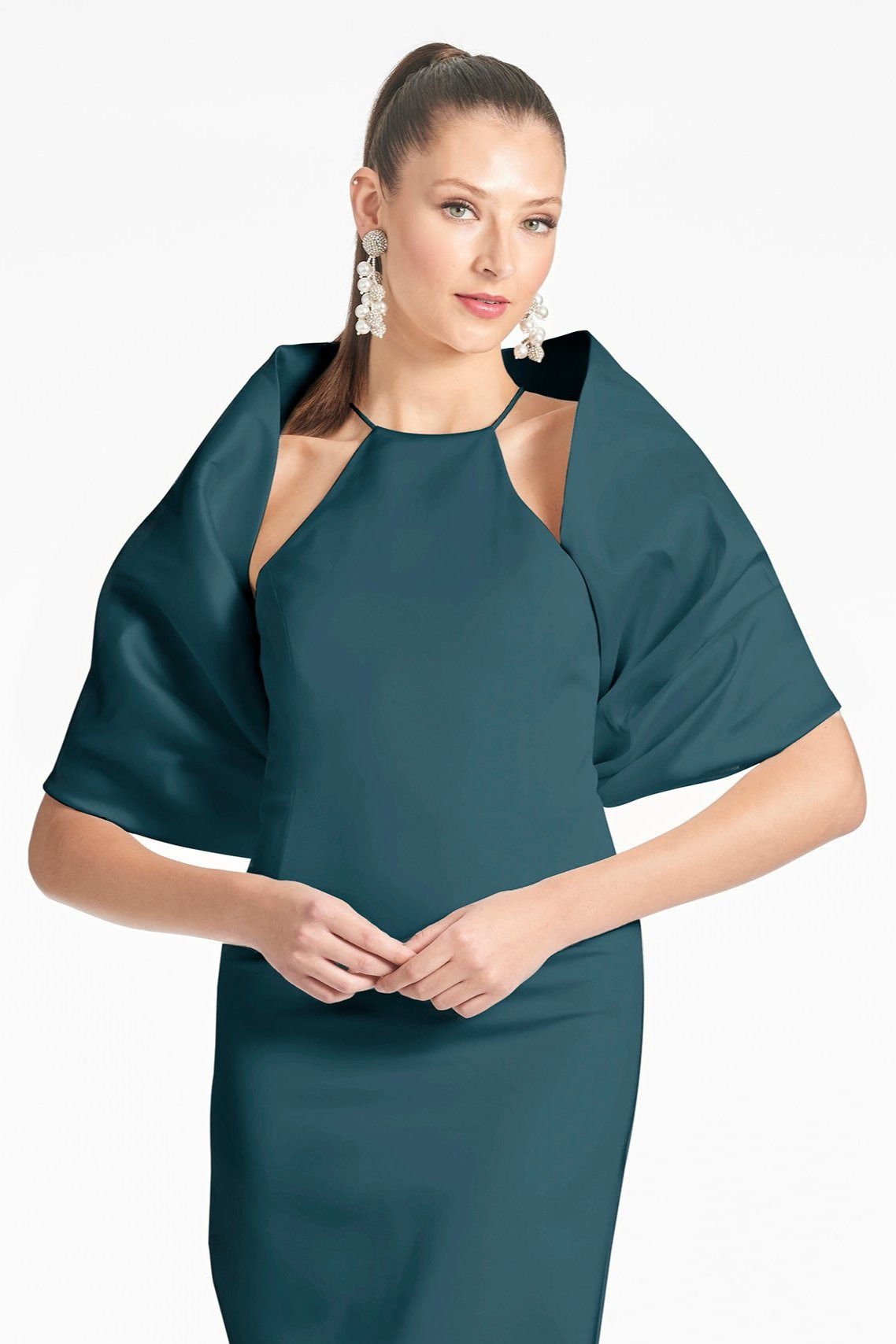 The Hug Shawl - Forest Green - 1