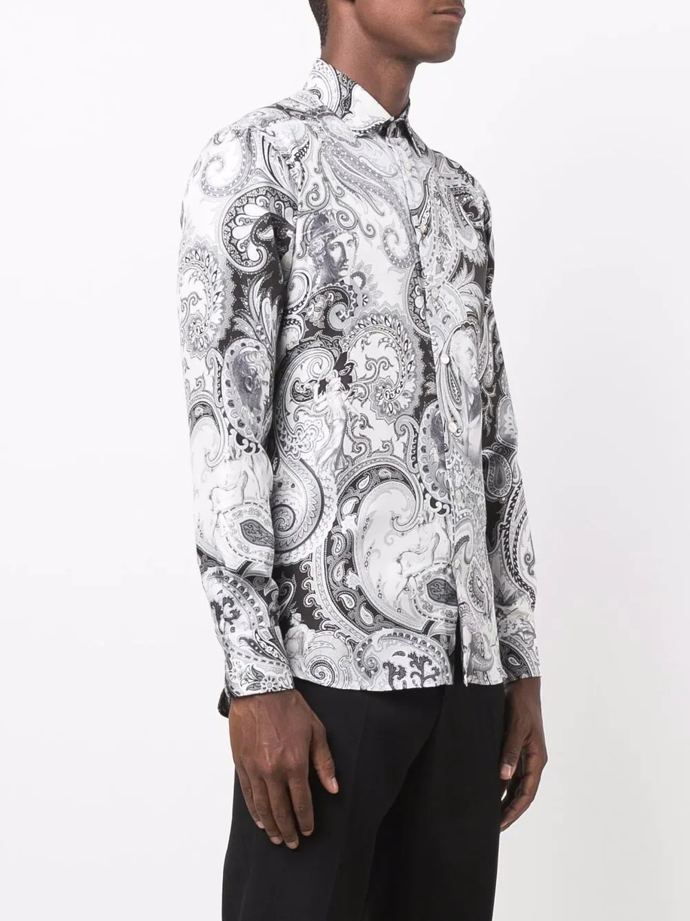 Ornamental Paisley-print silk shirt - 3