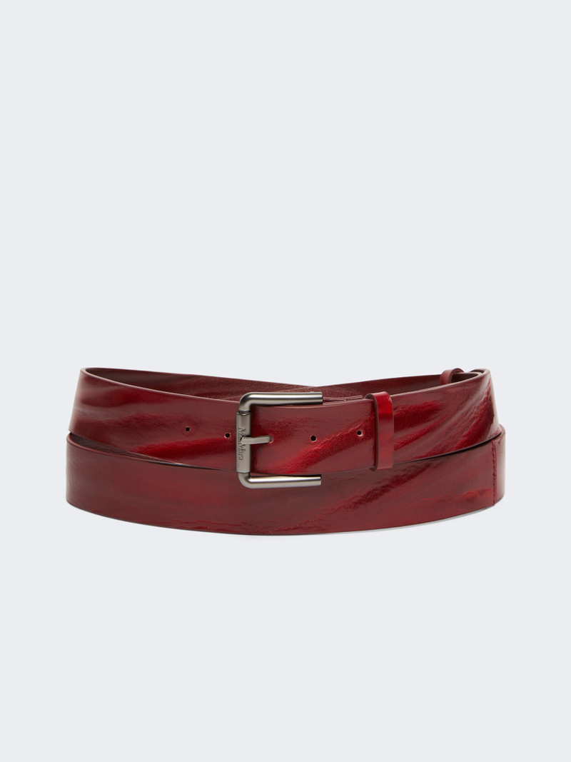 BUCKLE40XLONG Long leather belt 1