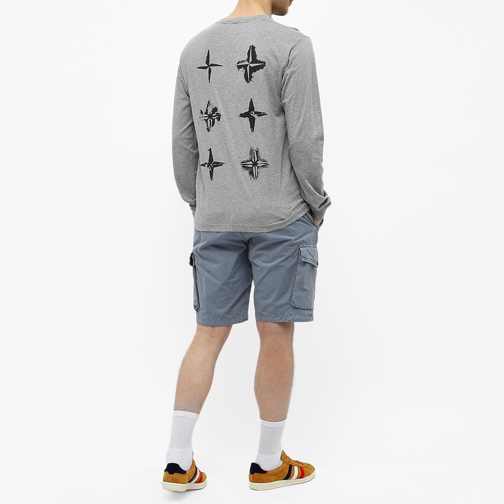 Stone Island Long Sleeve Stencil Three Print Tee - 6