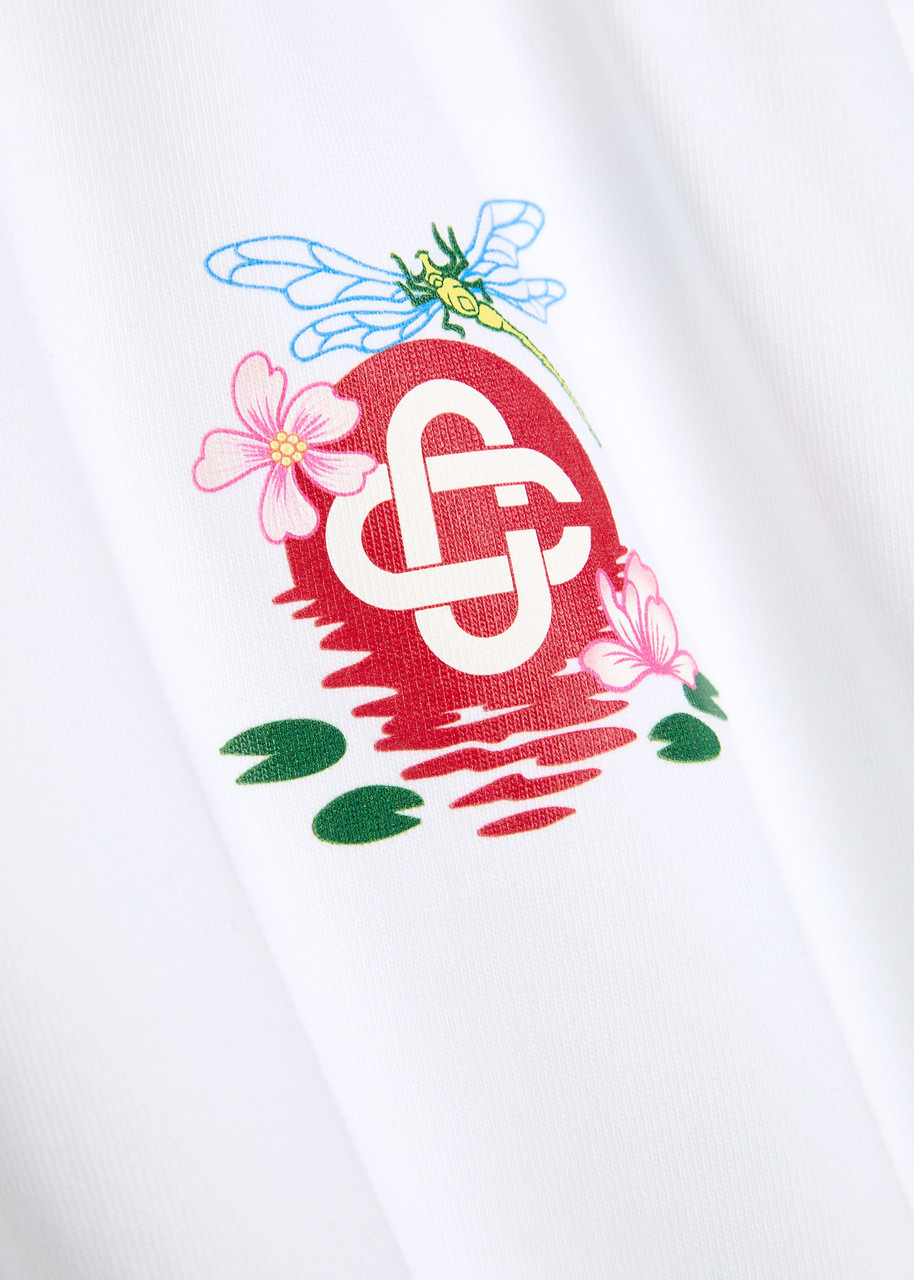 Casablanca Dragonfly Printed Cotton T-shirt - 5