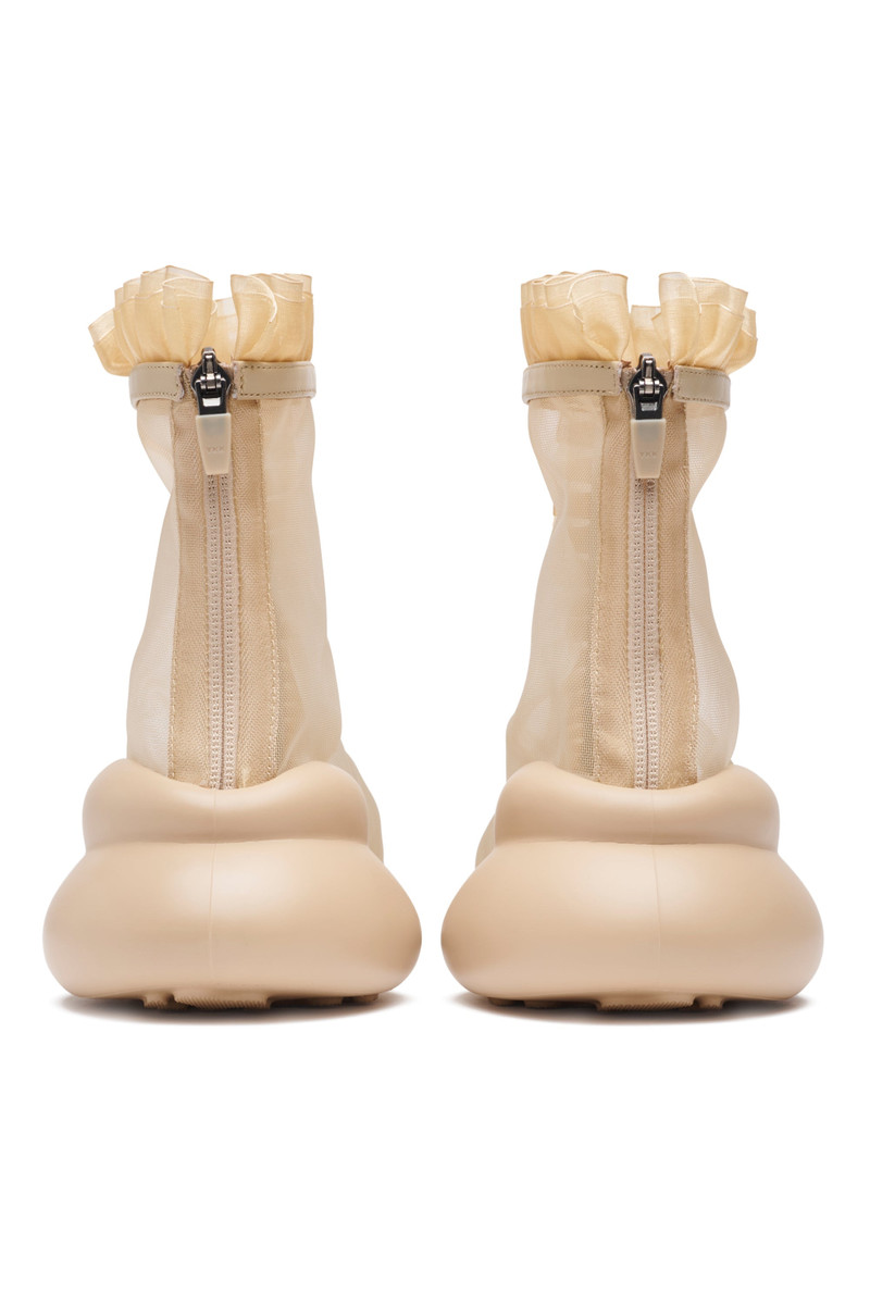 NUDE MESH RUFL BOOTS 7