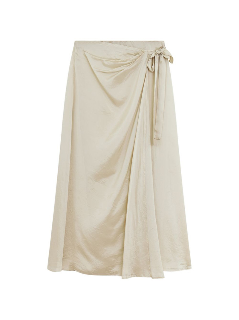 knot tie midi skirt 1