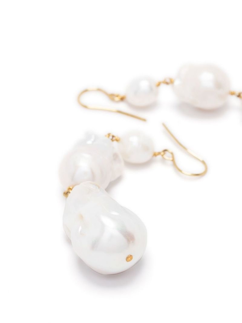 pearl drop earrings - 3