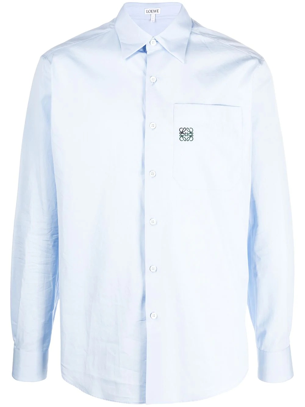 embroidered Oxford shirt - 1