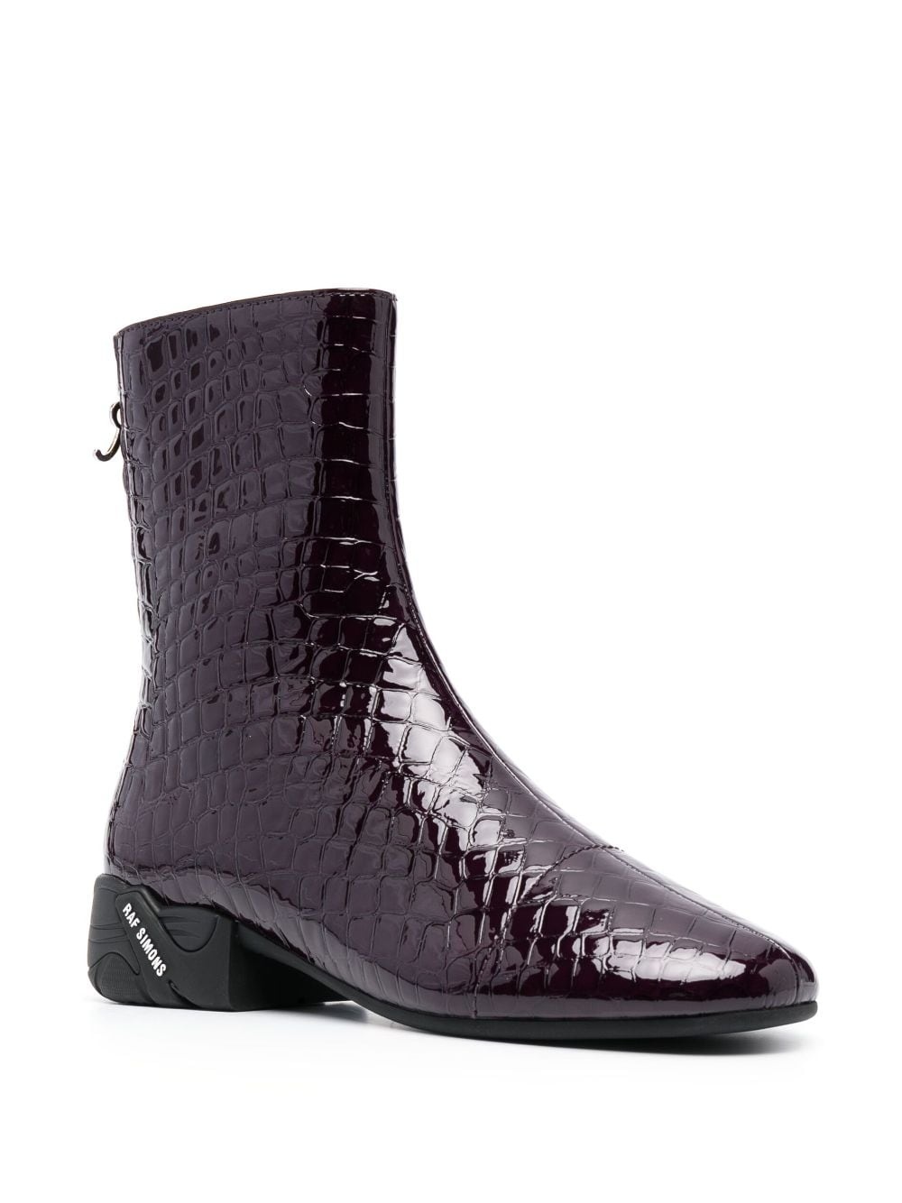 Solaris mock-croc ankle boots - 2